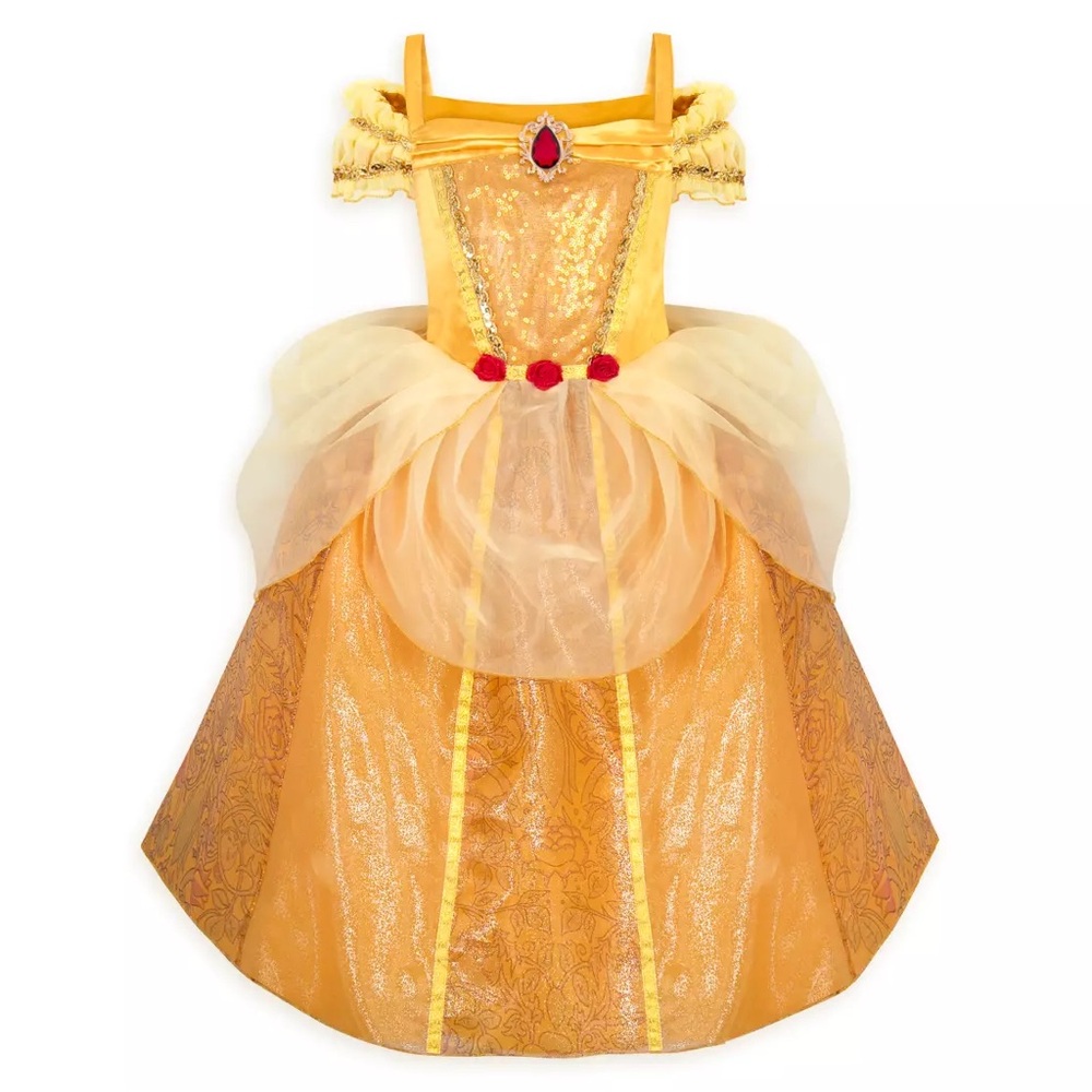 Disney Belle Yellow Princess Costume NWT